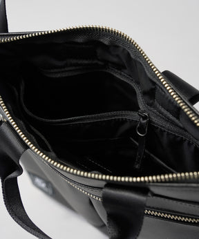 Aluminum Bonded Leather Shoulder Bag