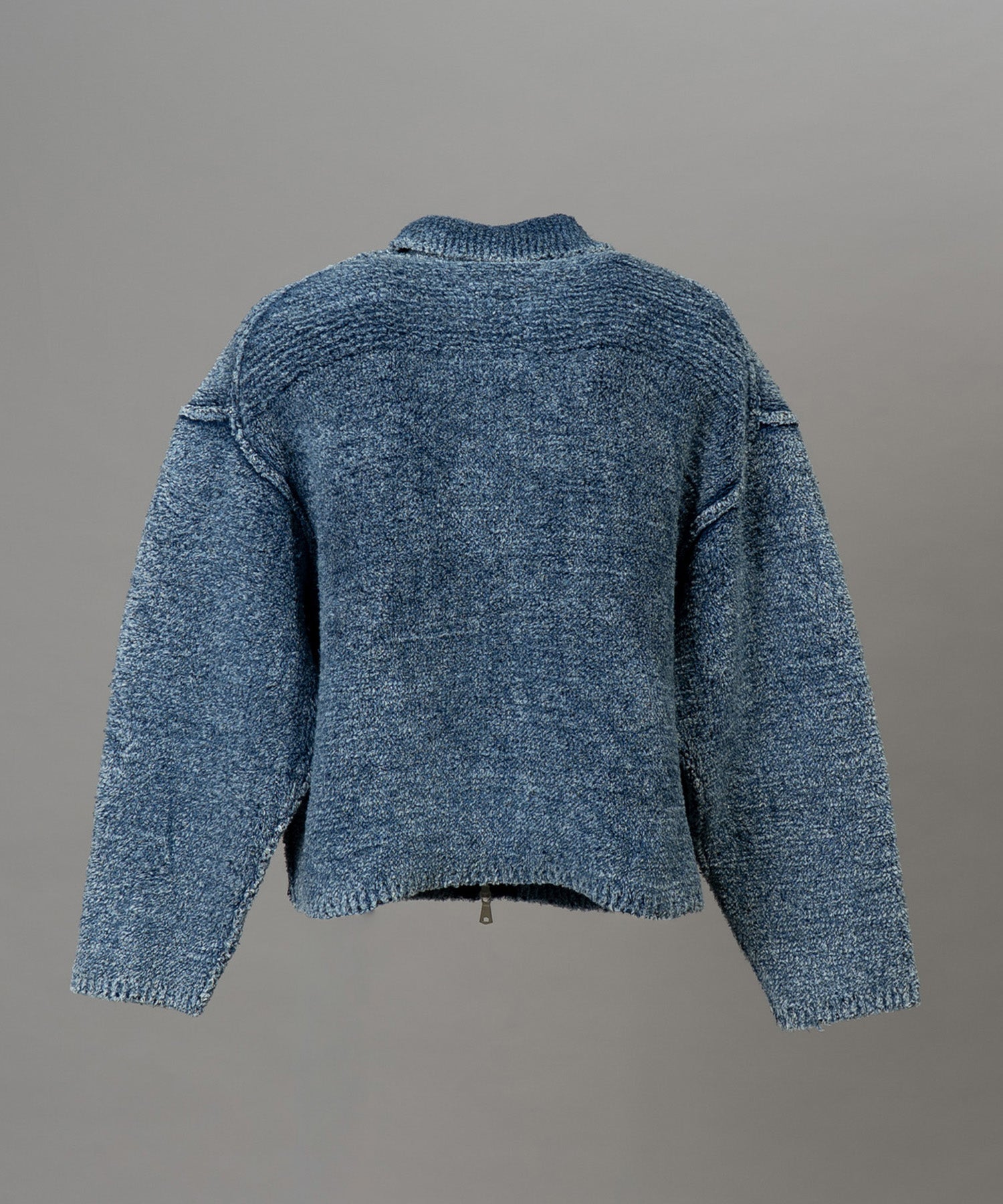 [25AW PRE-ORDER] Fade Yarn Prime-Over Full Zip Knit