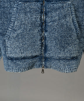 [25AW PRE-ORDER] Fade Yarn Prime-Over Full Zip Knit