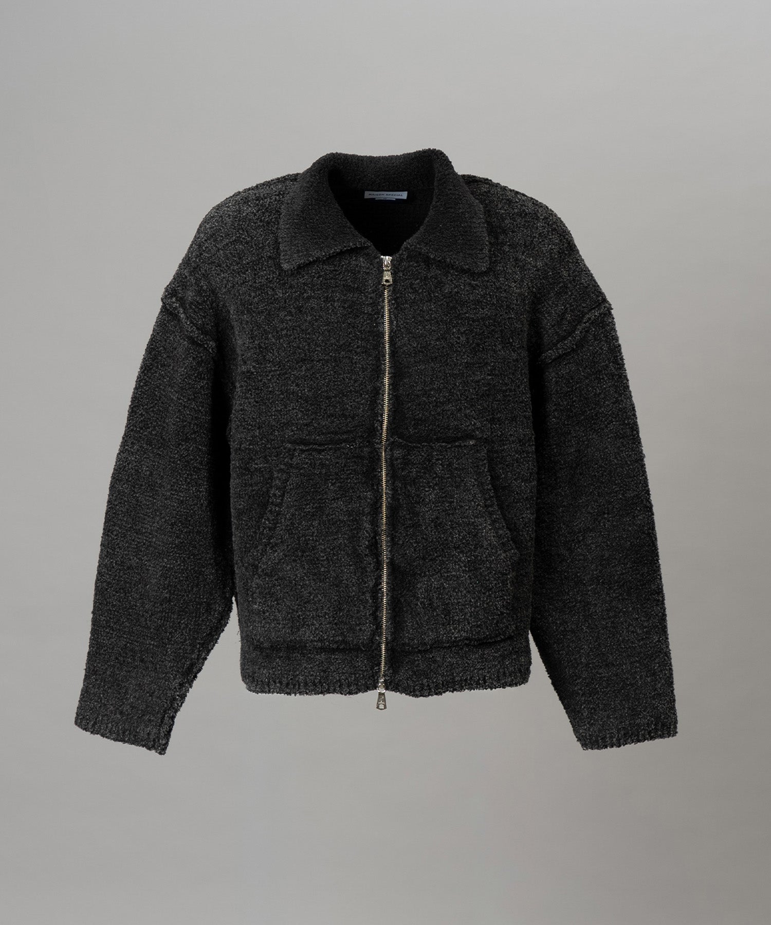 [25AW PRE-ORDER] Fade Yarn Prime-Over Full Zip Knit