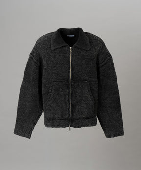 [25AW PRE-ORDER] Fade Yarn Prime-Over Full Zip Knit