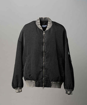 [25AW PRE-ORDER] Prime-Over Vintage Like Nylon MA-1 Bomber Jacket