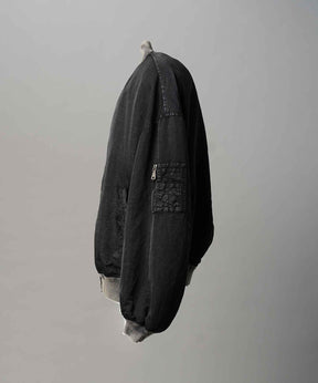 [25AW PRE-ORDER] Prime-Over Vintage Like Nylon MA-1 Bomber Jacket