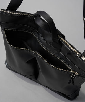 Aluminum Bonded Leather Shoulder Bag