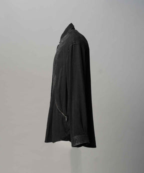 [25AW PRE-ORDER] Prime-Over Curved Zip Regular Collar Shirt