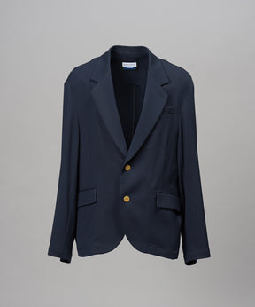 【26ss PRE-ORDER】Clear Trichotine Relax-Over 2b Tailored Jacket