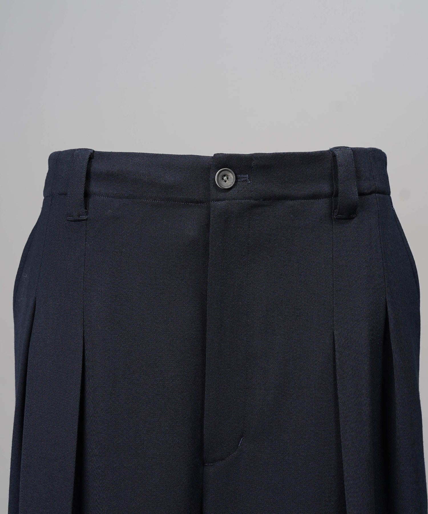 [26SS 预购] 透明 Trichotine 两褶 Prime 宽休闲裤