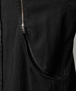 [25AW PRE-ORDER] Prime-Over Curved Zip Regular Collar Shirt