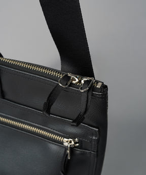 Aluminum Bonded Leather Shoulder Bag