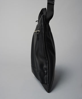 Aluminum Bonded Leather Shoulder Bag