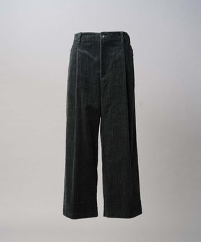 Wide-Wale Corduroy One-Tuck Pants