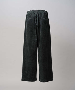 Wide-Wale Corduroy One-Tuck Pants