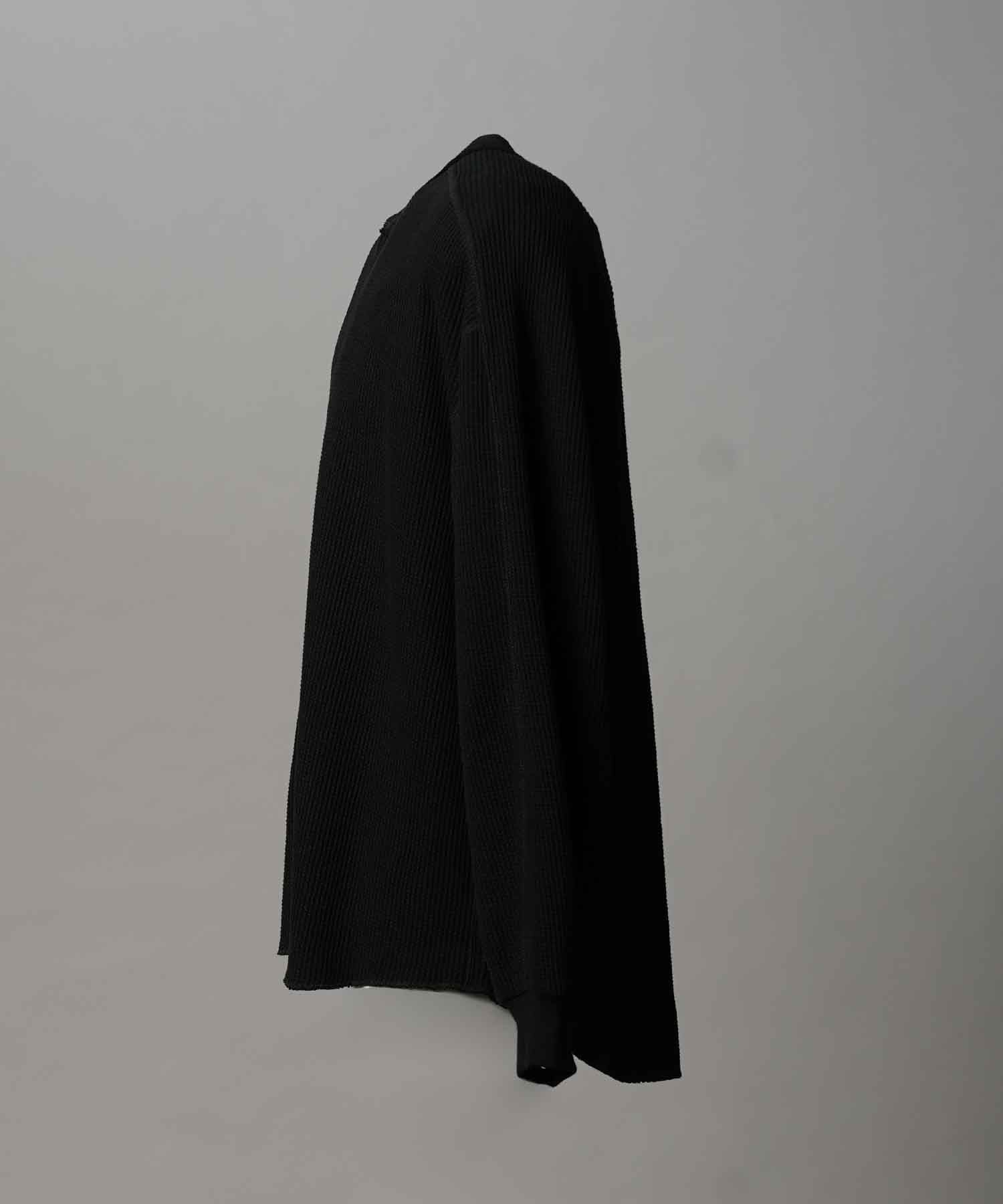 Prime-Over Crew Neck Long Sleeve Waffle T-Shirt