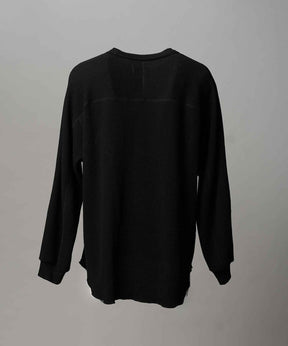 Prime-Over Crew Neck Long Sleeve Waffle T-Shirt