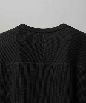 Prime-Over Crew Neck Long Sleeve Waffle T-Shirt