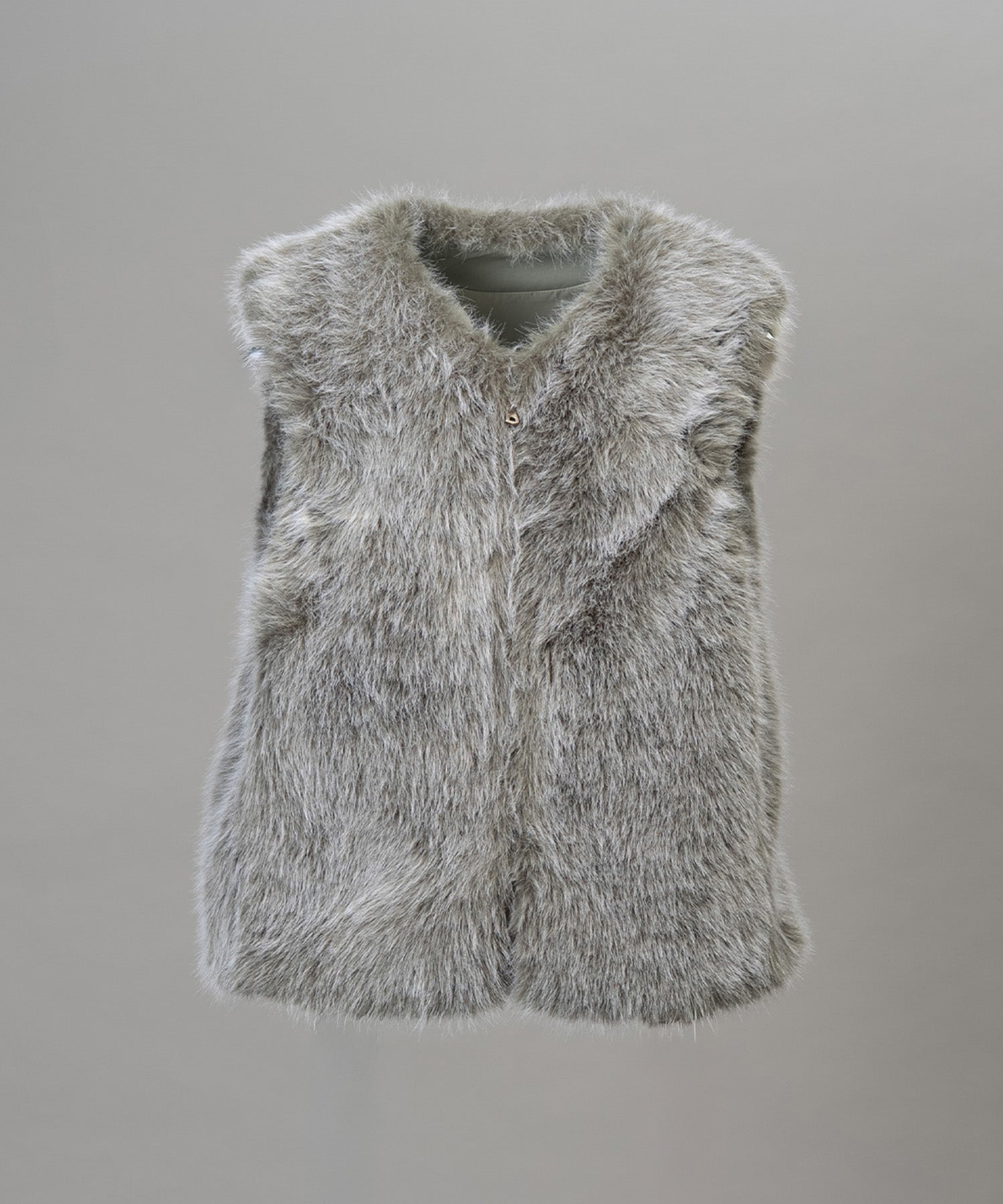 [25AW PRE-ORDER] Luxury Volume Eco Fur Prime-Over Vest