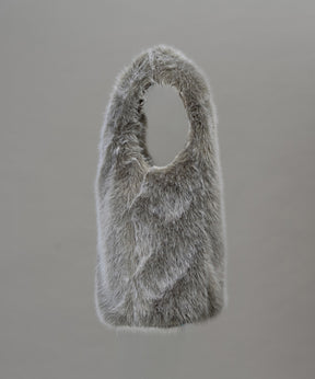 [25AW PRE-ORDER] Luxury Volume Eco Fur Prime-Over Vest