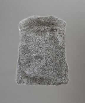 [25AW PRE-ORDER] Luxury Volume Eco Fur Prime-Over Vest