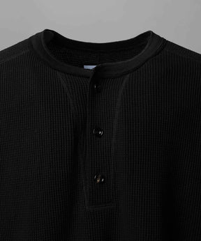 Prime-Over Crew Neck Long Sleeve Waffle T-Shirt