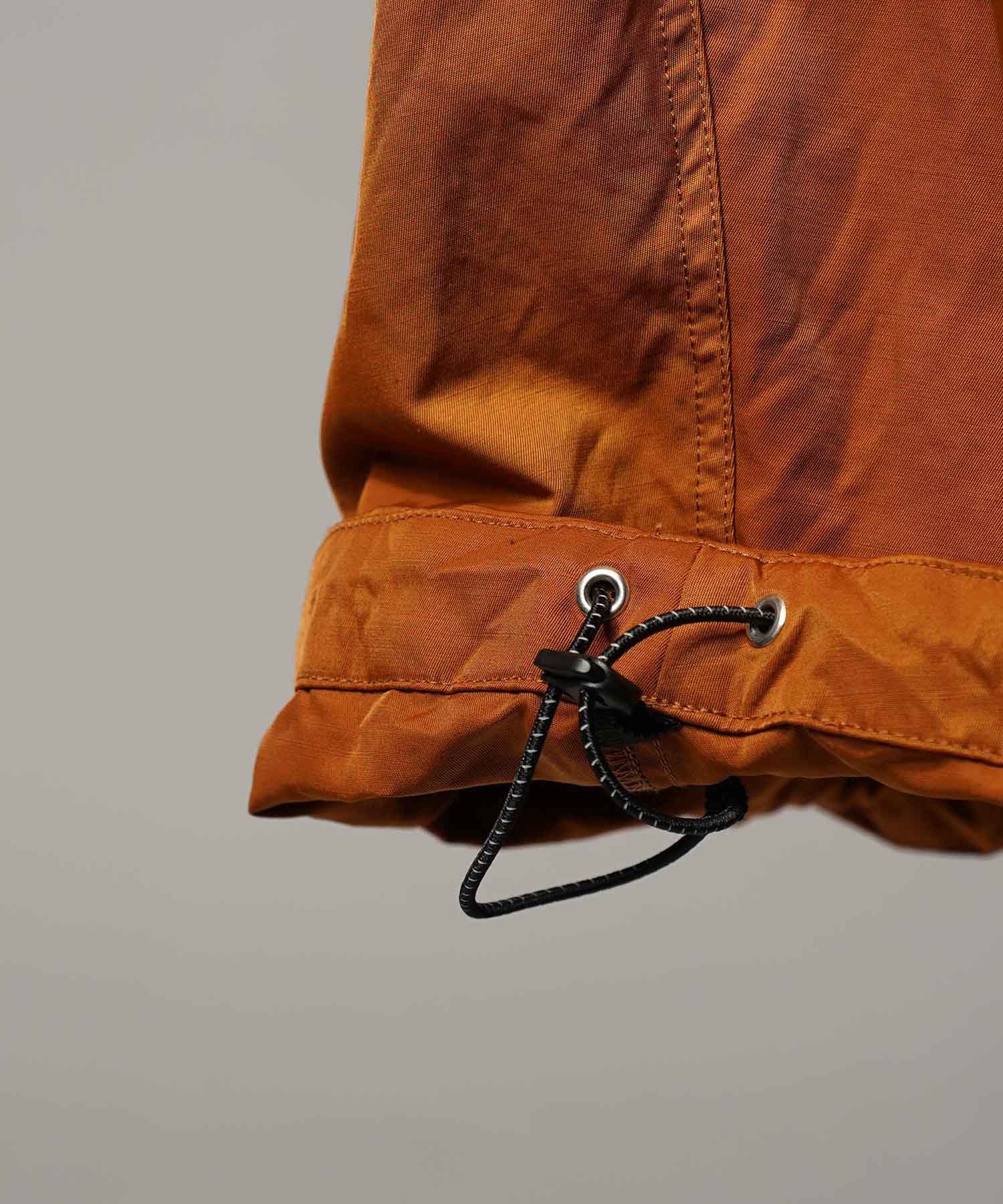 Gather Curved Switching Wide Pants