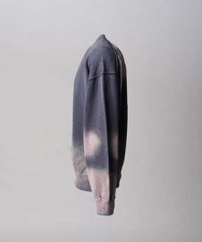 Gradation Dye Prime-Over Crew Neck Knit Pullover