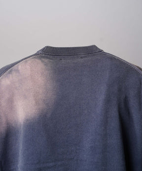 Gradation Dye Prime-Over Crew Neck Knit Pullover