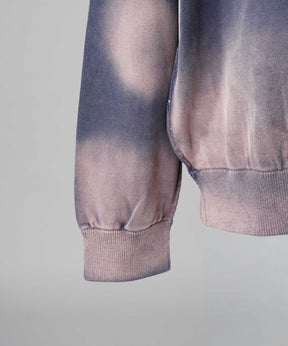 Gradation Dye Prime-Over Crew Neck Knit Pullover
