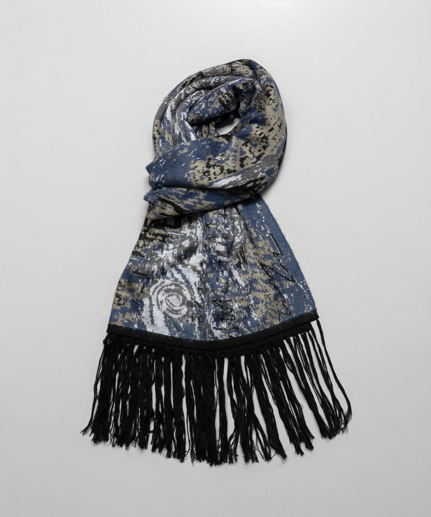 [25AW PRE-ORDER] Abstract Jacquard Scarf