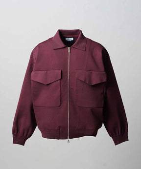 [25AW PRE-ORDER] Prime-Over Double Pocket Knit Zip Blouson
