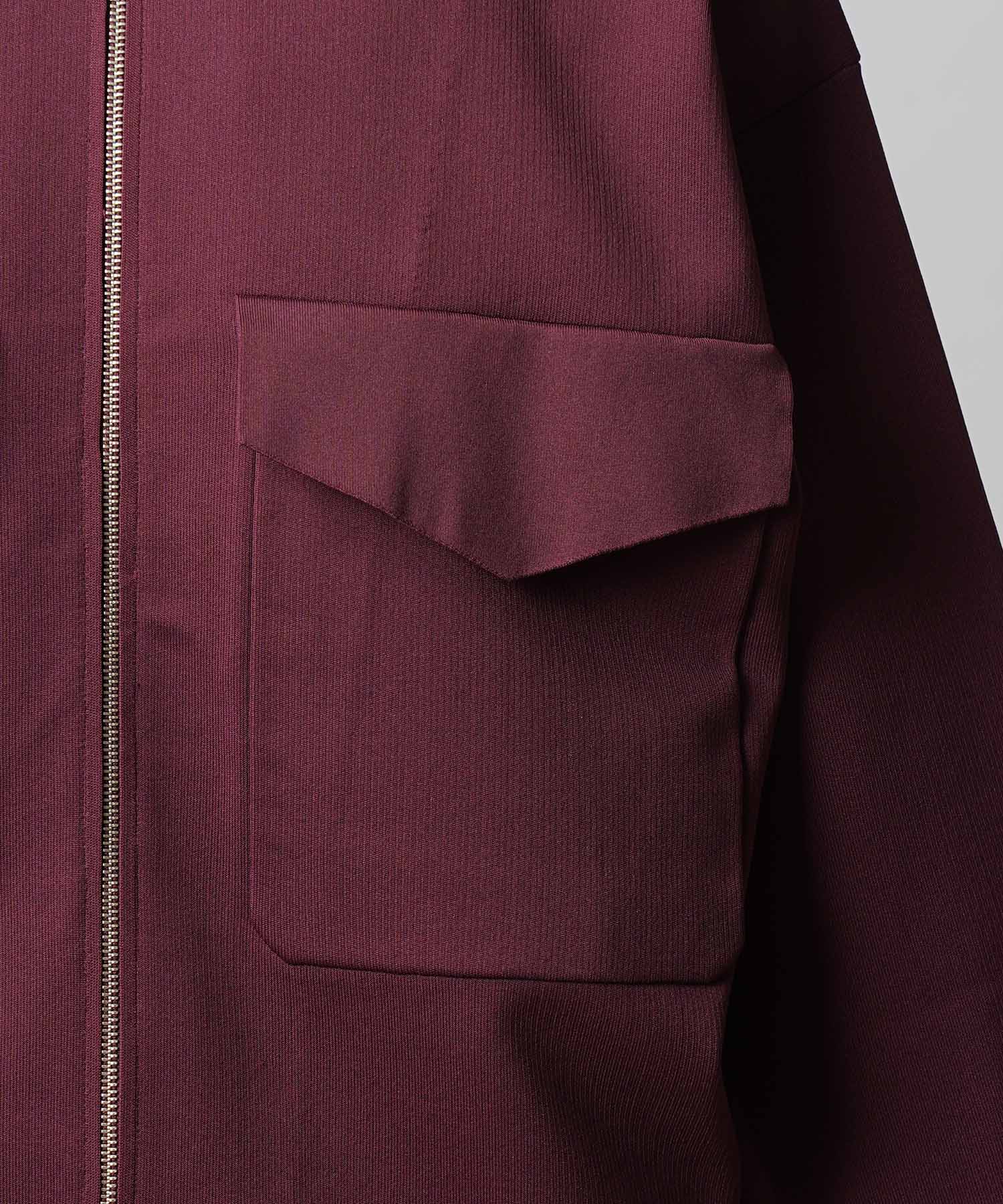 [25AW PRE-ORDER] Prime-Over Double Pocket Knit Zip Blouson