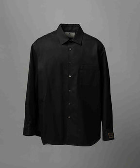 4 색 샹 브레이 씻을 수있는 양모 프라임-오버 일반 칼라 셔츠