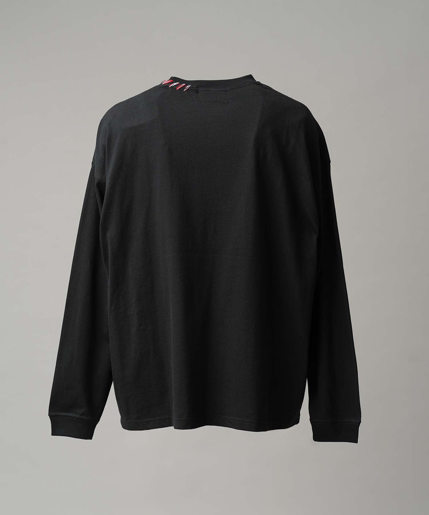[25AW PRE-ORDER] Nuance Graphics Hand Stitching Long Sleeve TEE