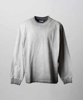Gradation Dyed Prime-Over Crew Neck Long Sleeve T-Shirt