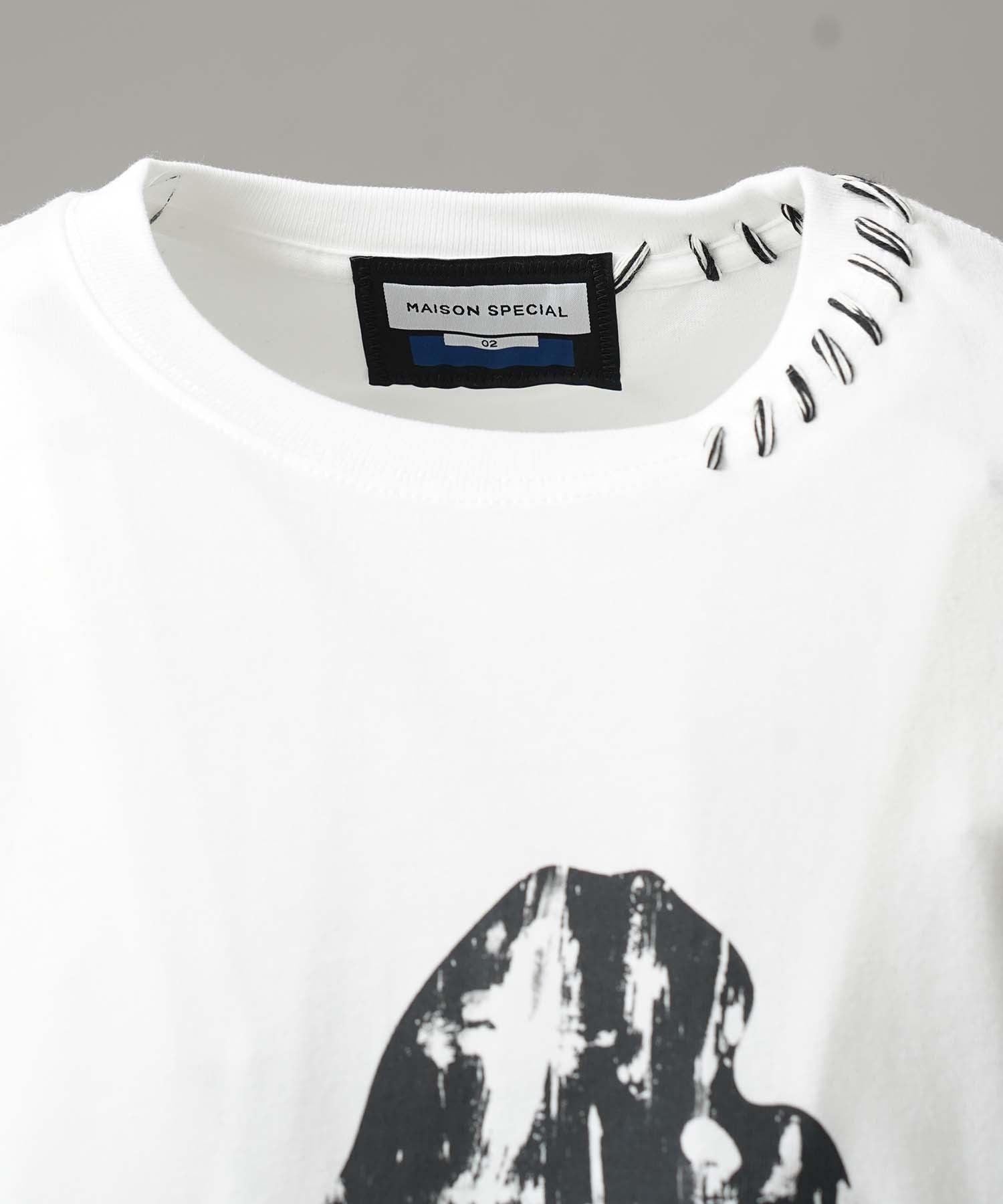 [25AW PRE-ORDER] Nuance Graphics Hand Stitching Long Sleeve TEE