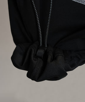 【26SS PRE-ORDER】V-neck Stitch Work Prime-Over Raglan Short Sleeve Polo Shirt