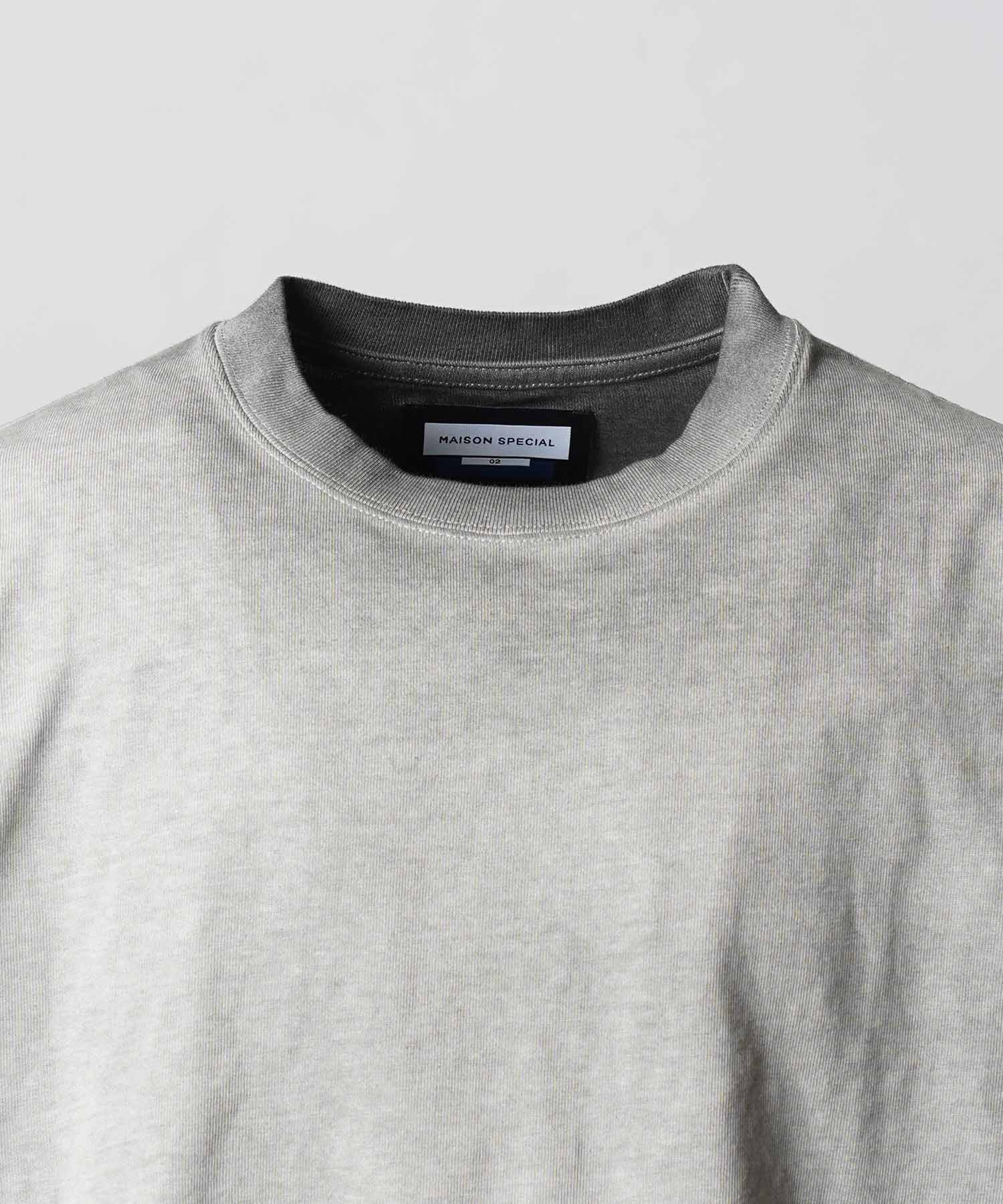 Gradation Dyed Prime-Over Crew Neck Long Sleeve T-Shirt