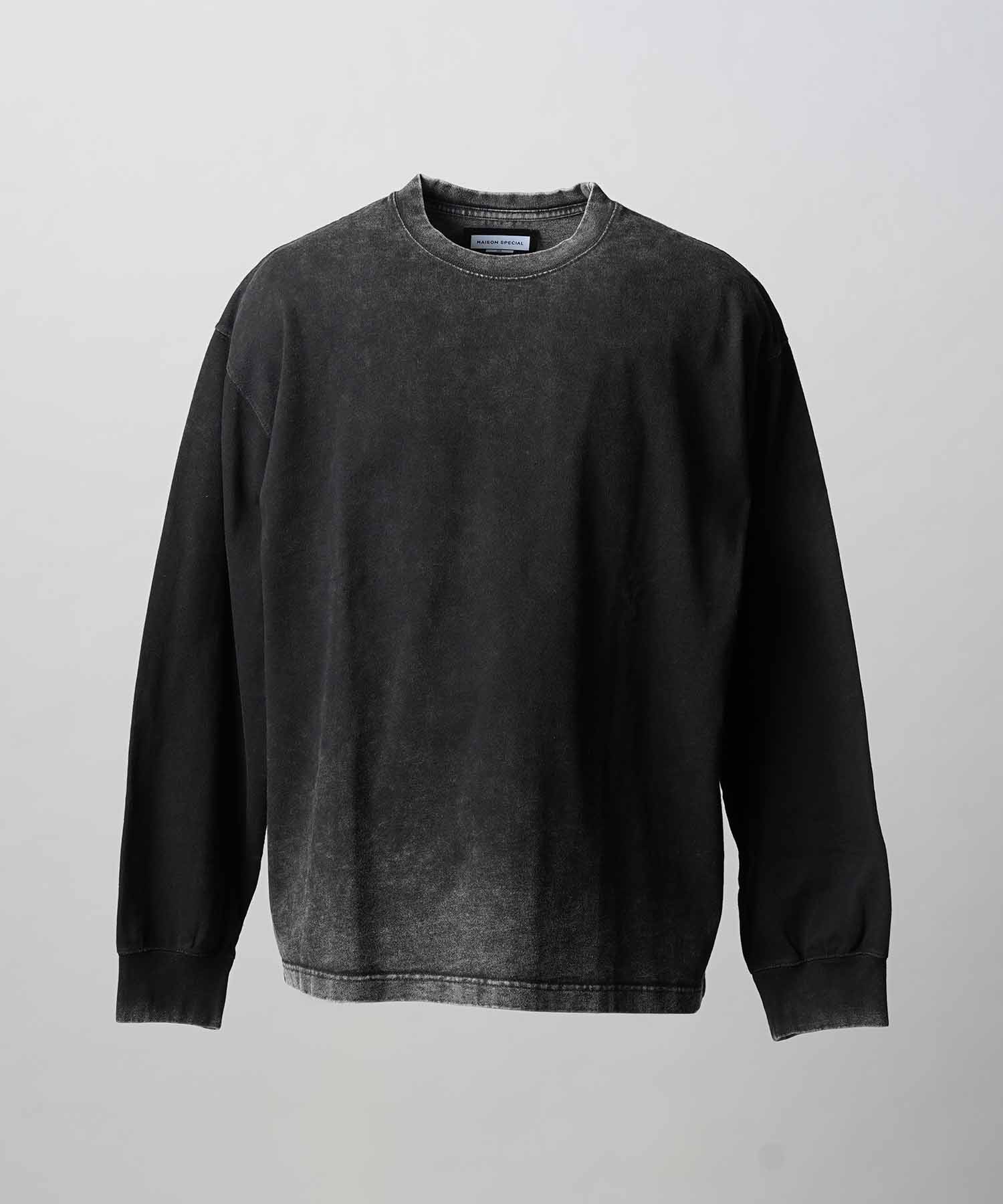 Gradation Dyed Prime-Over Crew Neck Long Sleeve T-Shirt