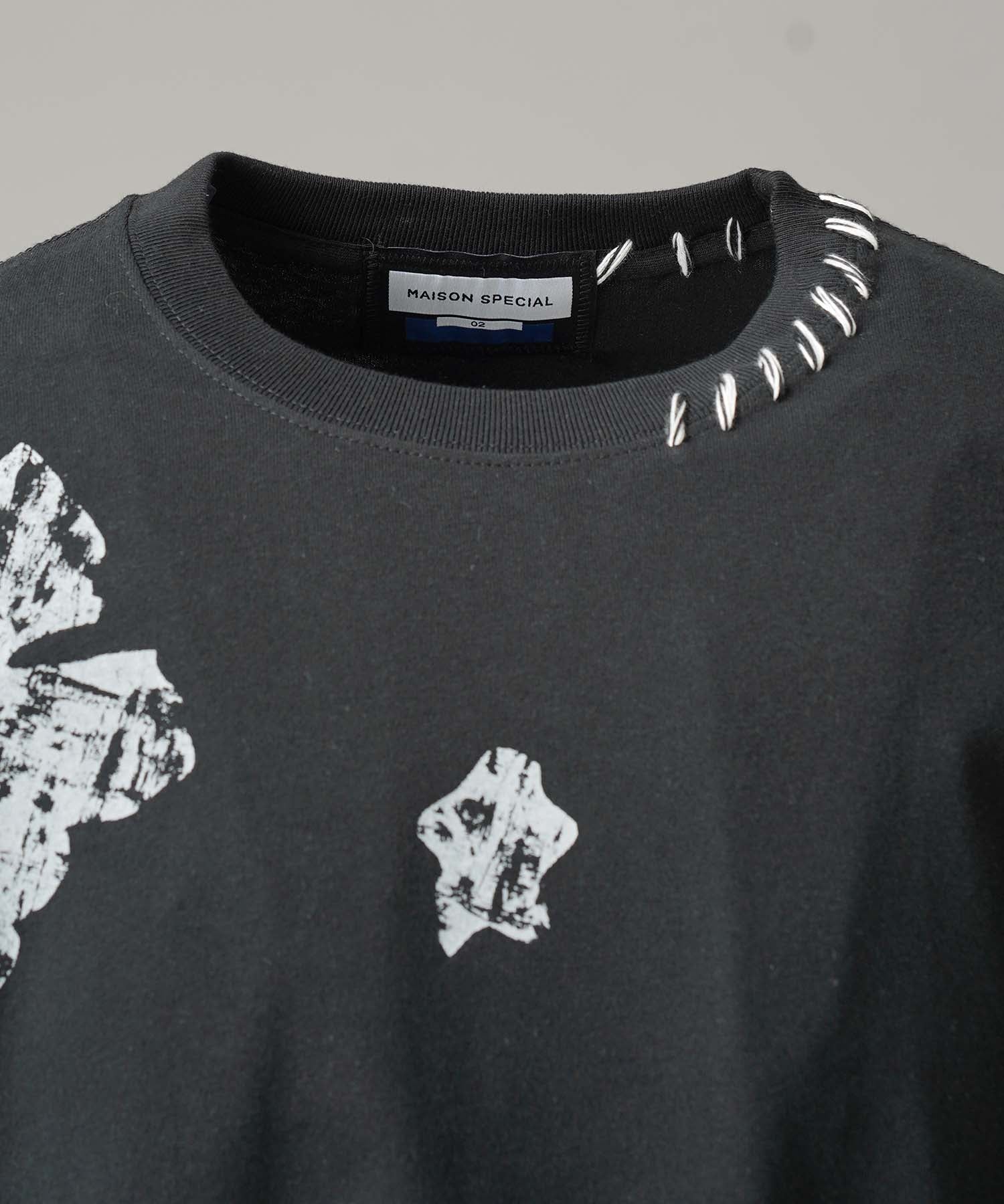 [25AW PRE-ORDER] Nuance Graphics Hand Stitching Long Sleeve TEE