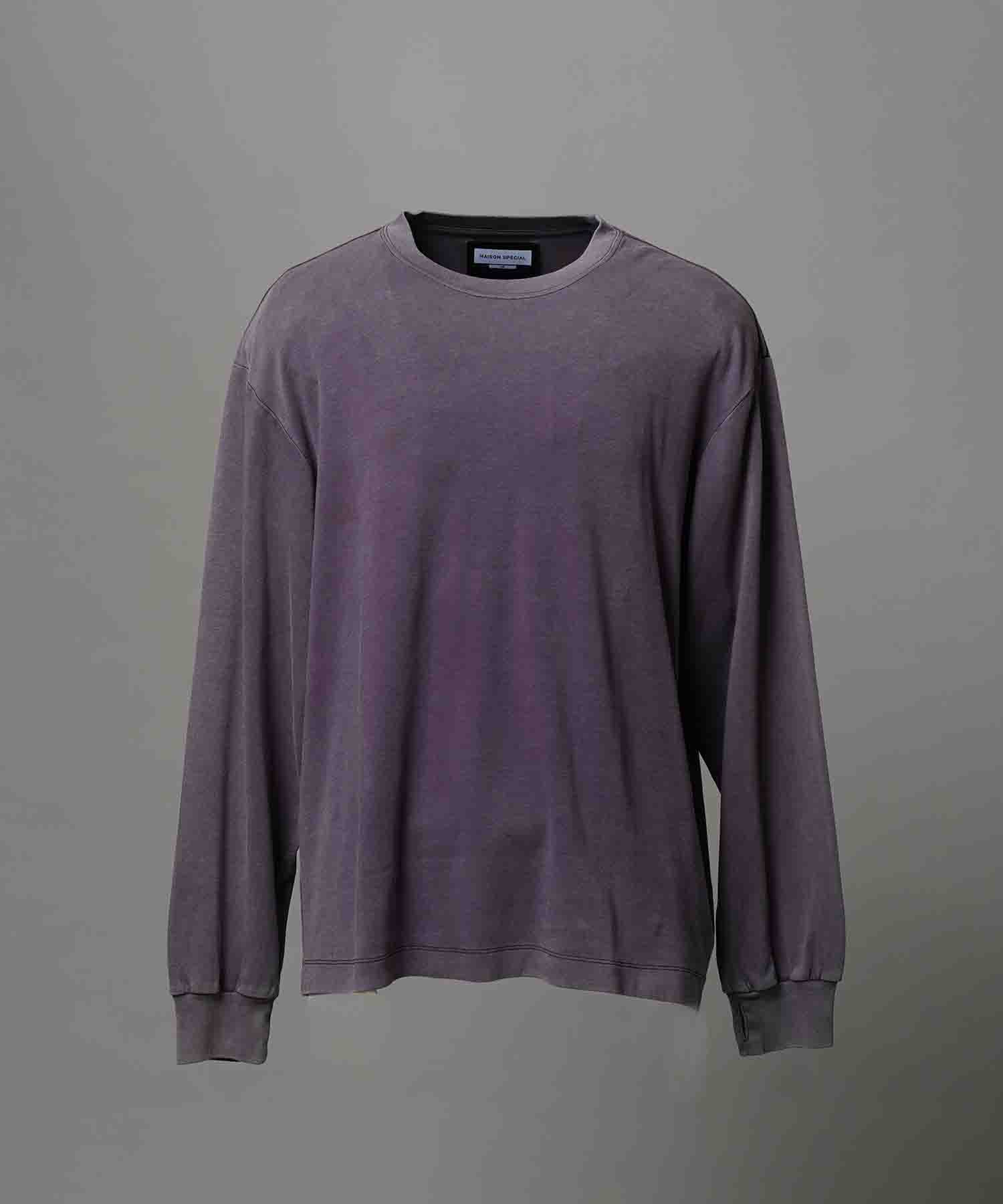 [ex] Prime-Ore-Ore-Ore-Ore-Over Smooth Crew Neck长袖T恤