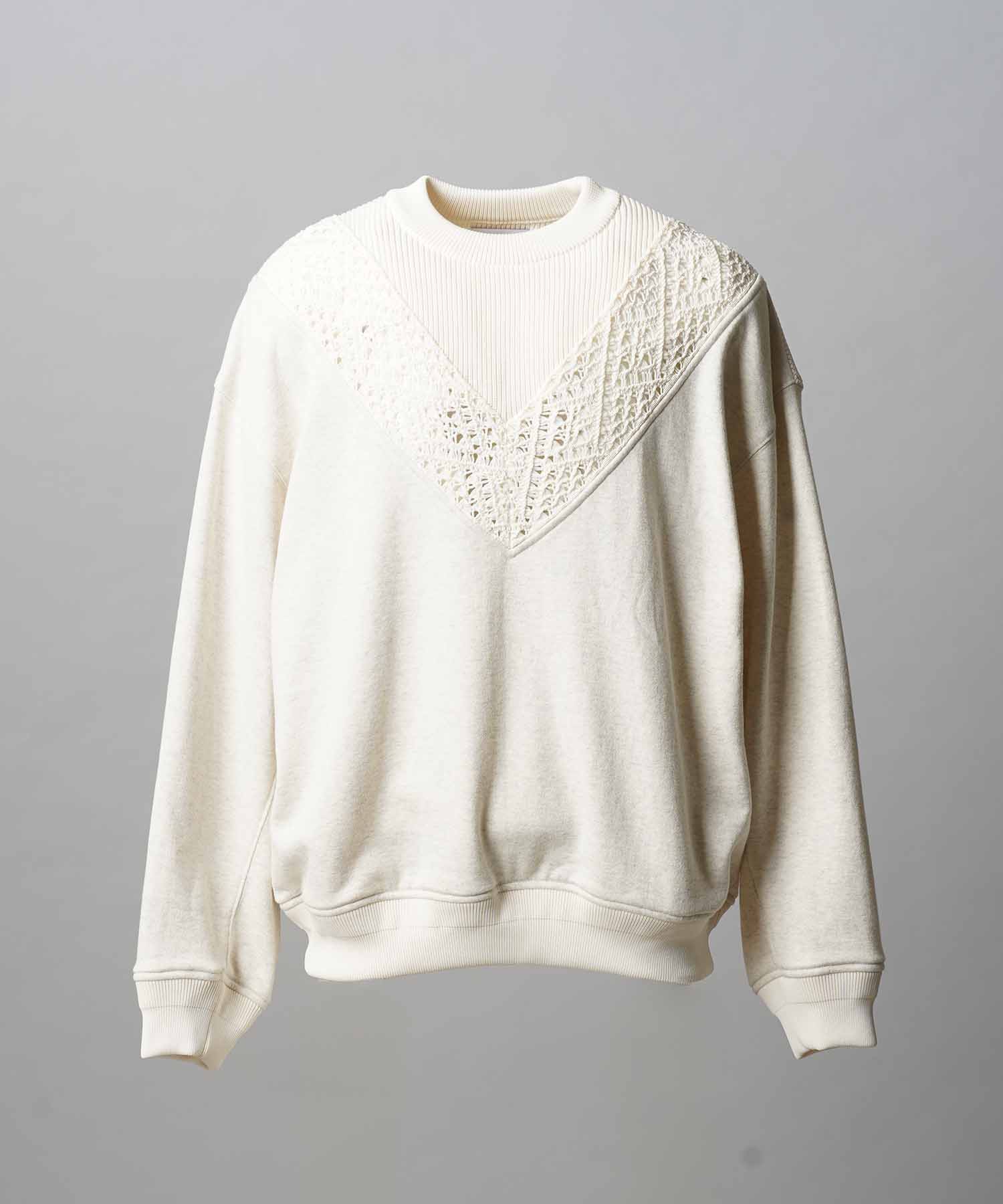 Gradation Short Length Prime-Over V-Neck Knit Pullover
