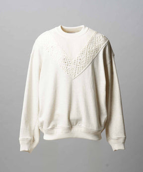 Gradation Short Length Prime-Over V-Neck Knit Pullover