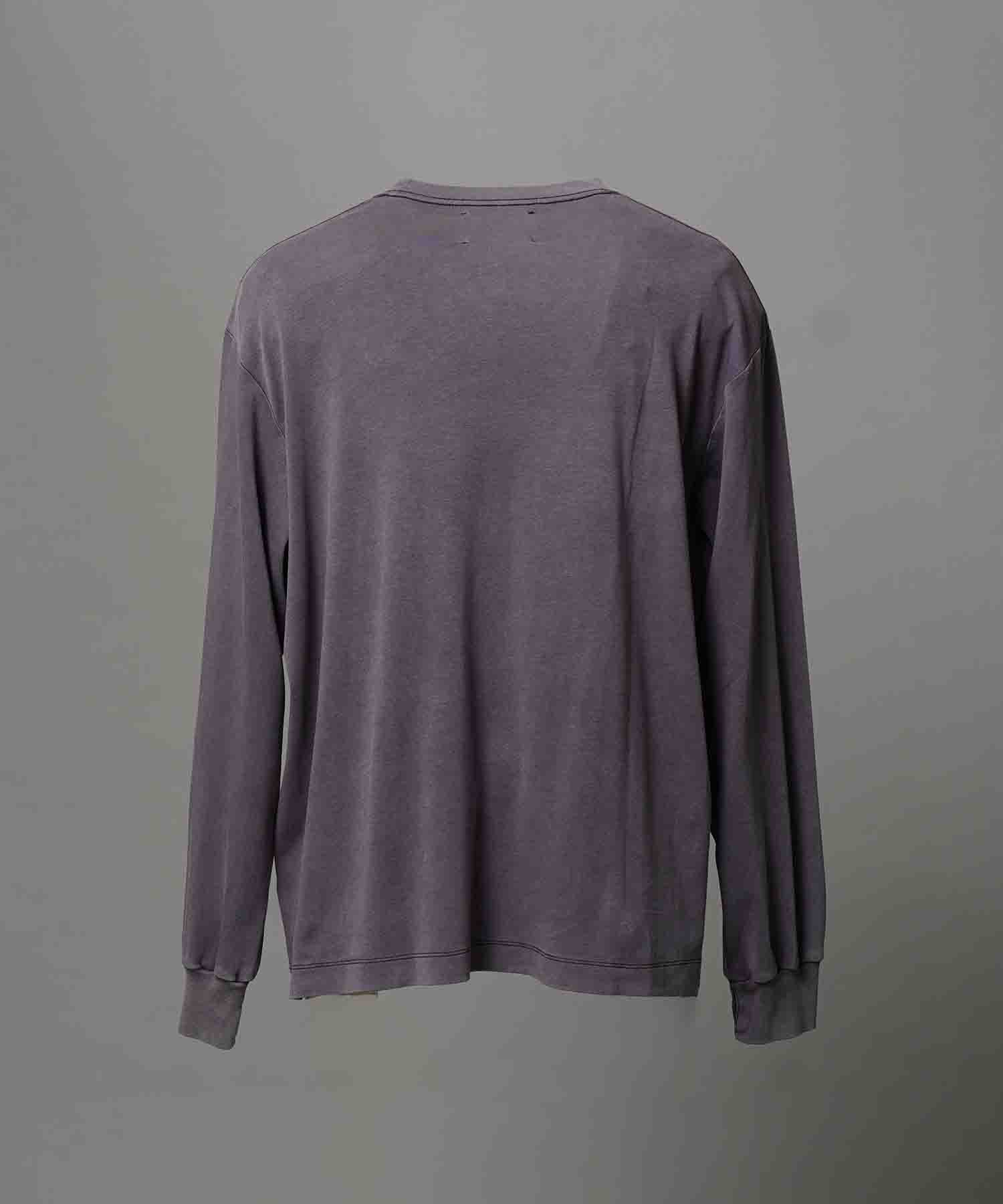 [ex] Prime-Ore-Ore-Ore-Ore-Over Smooth Crew Neck长袖T恤