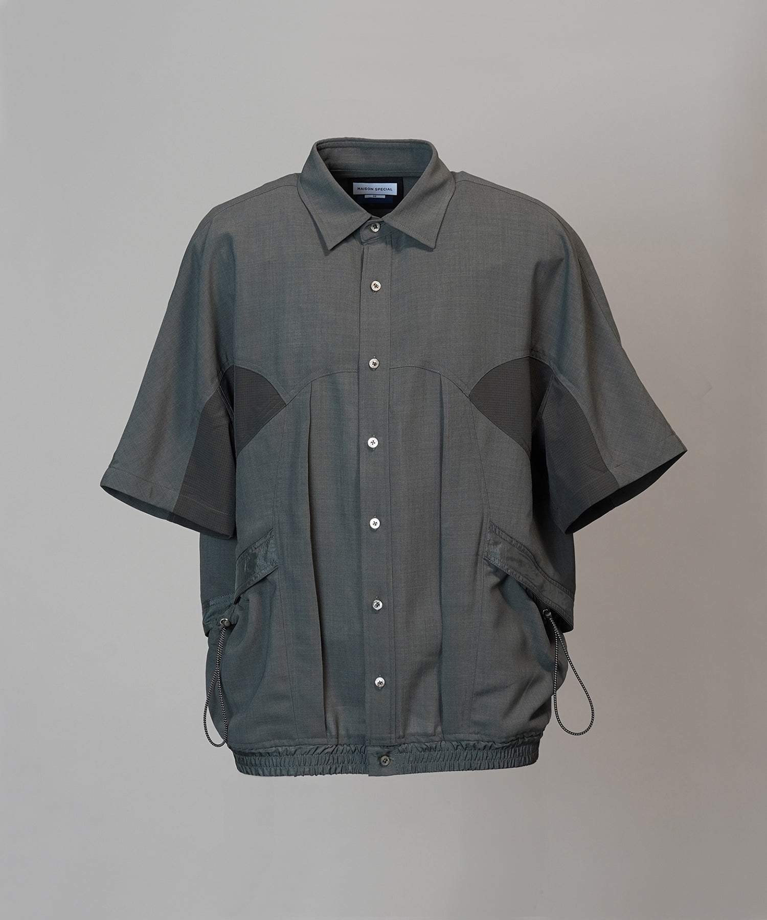 [26SS PRE-ORDER] 3D Sporty Switching Prime-Over Short-sleeved Shirt