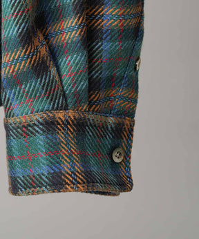 [Sale starts at 12:00 pm on Saturday, September 13th] [Italian Dead Stock Fabric] Prime-Over Curved Pocket Shirts Blouson