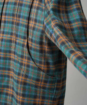 [Sale starts at 12:00 pm on Saturday, September 13th] [Italian Dead Stock Fabric] Prime-Over Curved Pocket Shirts Blouson