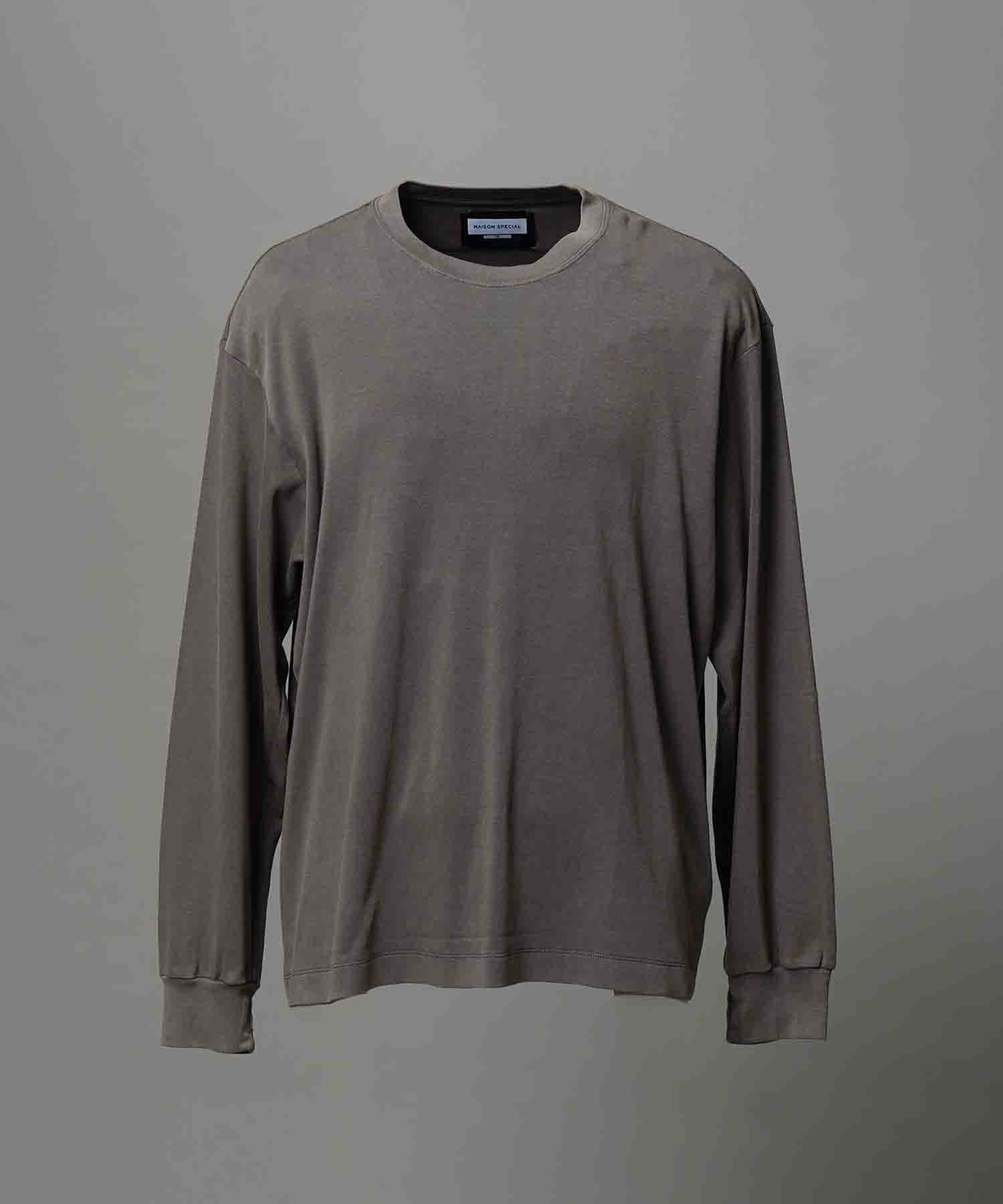 [ex] Prime-Ore-Ore-Ore-Ore-Over Smooth Crew Neck长袖T恤