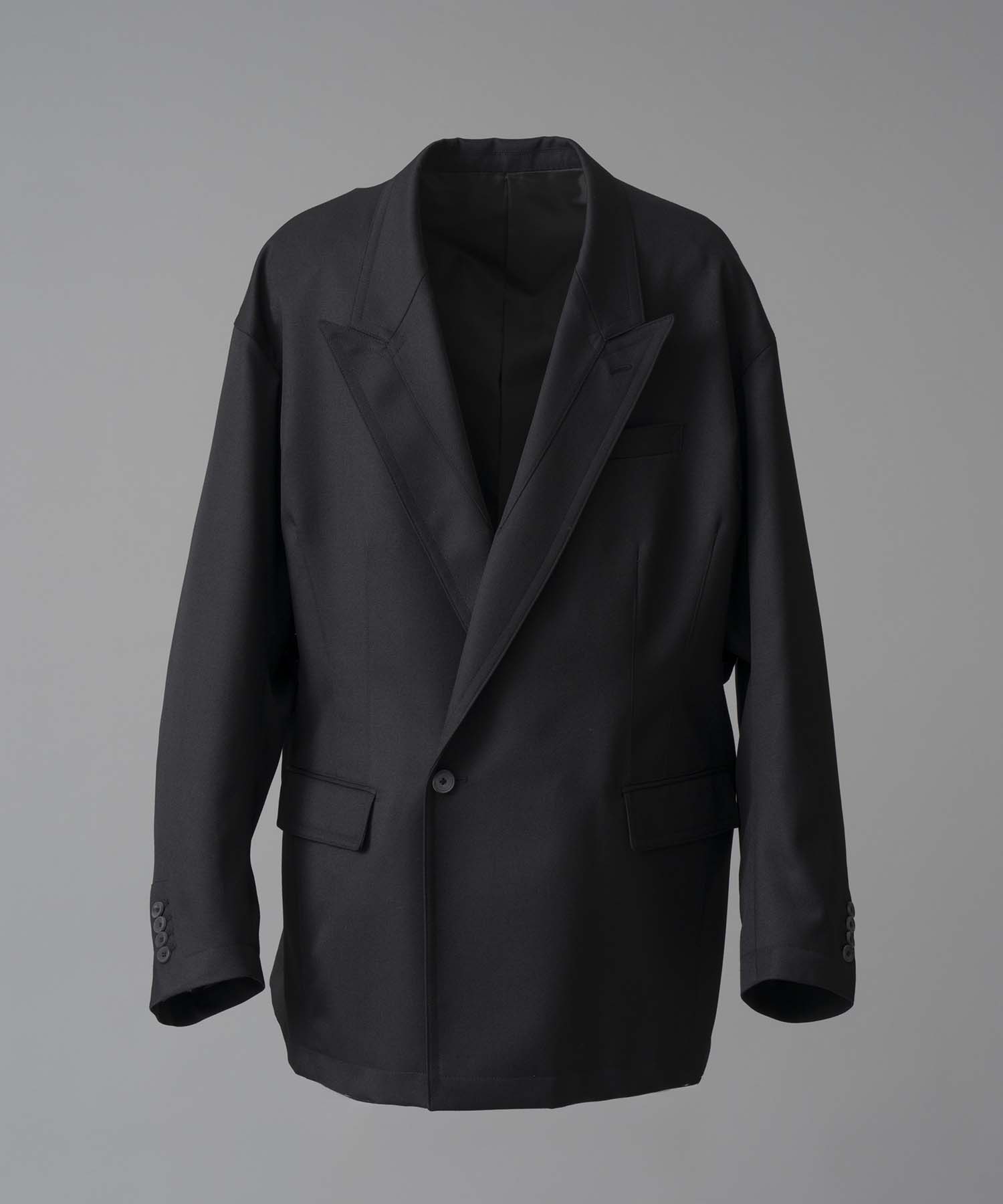 [24AW Pre-Order] Sheep Leather Prime-Over Pea Coat (copy)