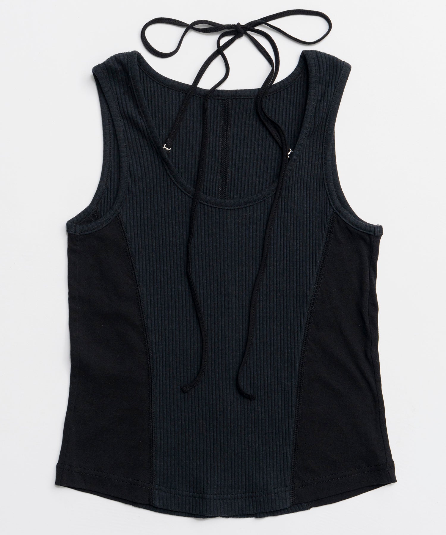 【MAISON SPECIAL】 シアードレープレイヤータンク Fraise Layered Tank Top