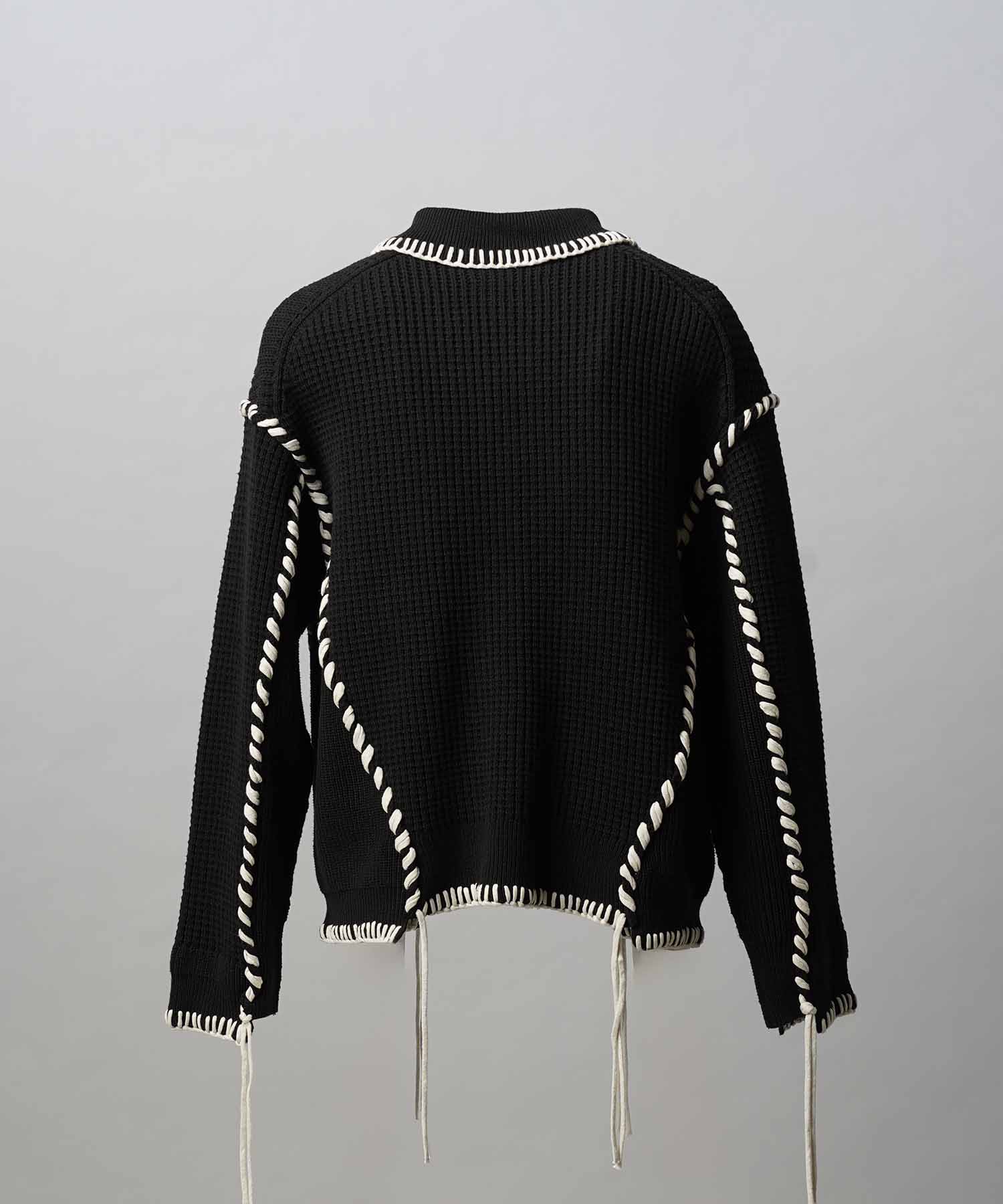 等级短长度超过V领针织套头衫