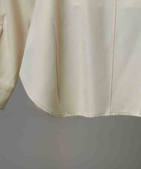 Radial Darts Prime-Over Open Collar Shirt